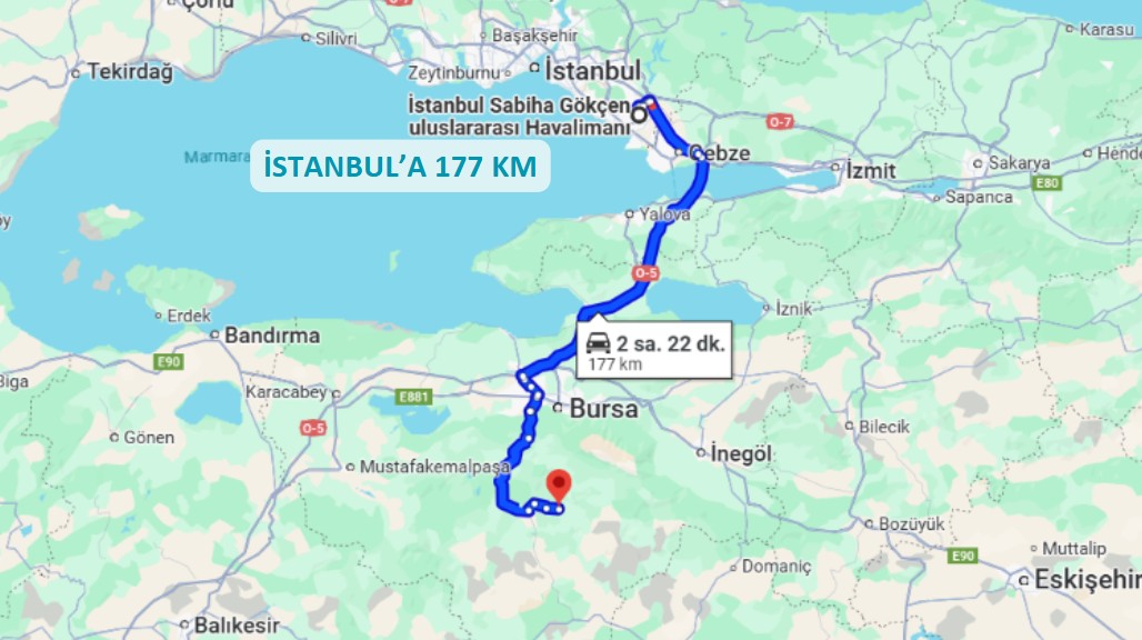BURSA ORHANELİ DAĞGÜNEY KÖYÜ’NDE 1.365 M² BAHÇE SATILIKTIR. - BURSA ORHANELİ fotoğraf 12